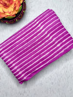 Load image into Gallery viewer, Handblock Printed Silk Cotton Saree -  Cardinal Pink + Swiss White
