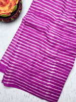 Load image into Gallery viewer, Handblock Printed Silk Cotton Saree -  Cardinal Pink + Swiss White
