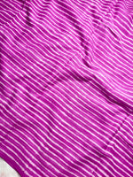 Load image into Gallery viewer, Handblock Printed Silk Cotton Saree -  Cardinal Pink + Swiss White
