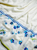 Load image into Gallery viewer, Handwoven Cotton Saree - Pearl White
