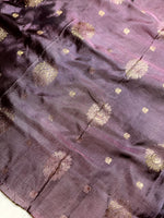 Load image into Gallery viewer, Handwoven Art Silk Saree - Congo Brown +  Rose Bud Cherry
