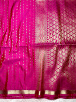 Load image into Gallery viewer, Soft Silk Saree  - Persian Rose + Gold
