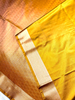 Load image into Gallery viewer, Soft Silk Saree  - Opera Mauve + Yellow Ochre
