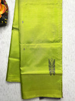 Load image into Gallery viewer, Handwoven Art Silk Saree -  Earls Green +  Lavender Purple
