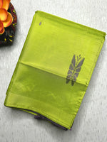 Load image into Gallery viewer, Handwoven Art Silk Saree -  Earls Green +  Lavender Purple
