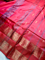 Load image into Gallery viewer, Handwoven Art Silk Saree -   Persian Red
