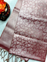 Load image into Gallery viewer, Soft Silk Saree  -  Tonys Pink + Silver Zari
