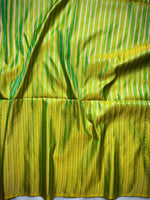 Load image into Gallery viewer, Soft Silk Saree  - Olivetone+ Mist Cream
