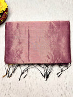 Load image into Gallery viewer, Handwoven Maheshwari Silk Cotton Saree - Mauve
