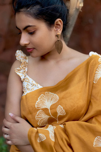 Handwoven silk cotton saree - Black + Gold | Radhey's Couture – Radheys